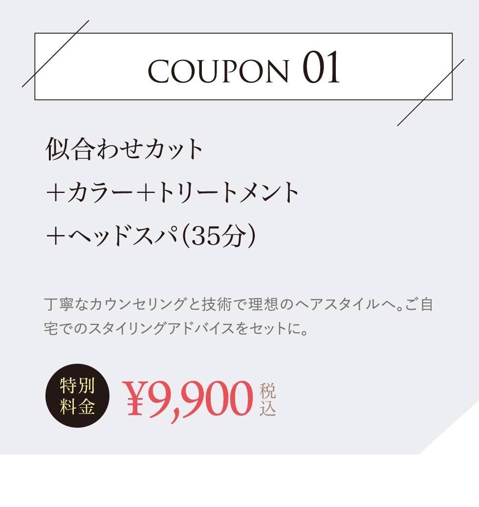 クーポンメニュー1