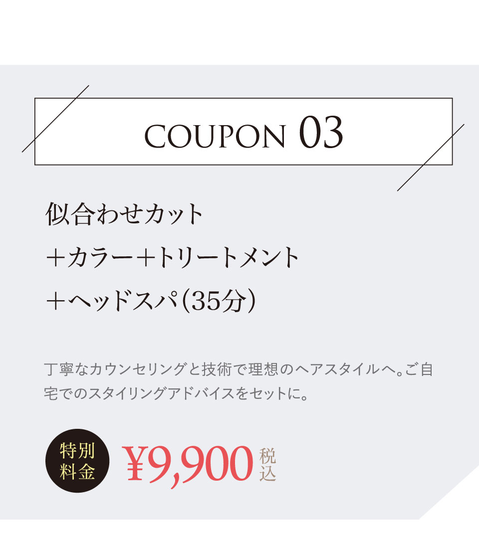 クーポンメニュー3